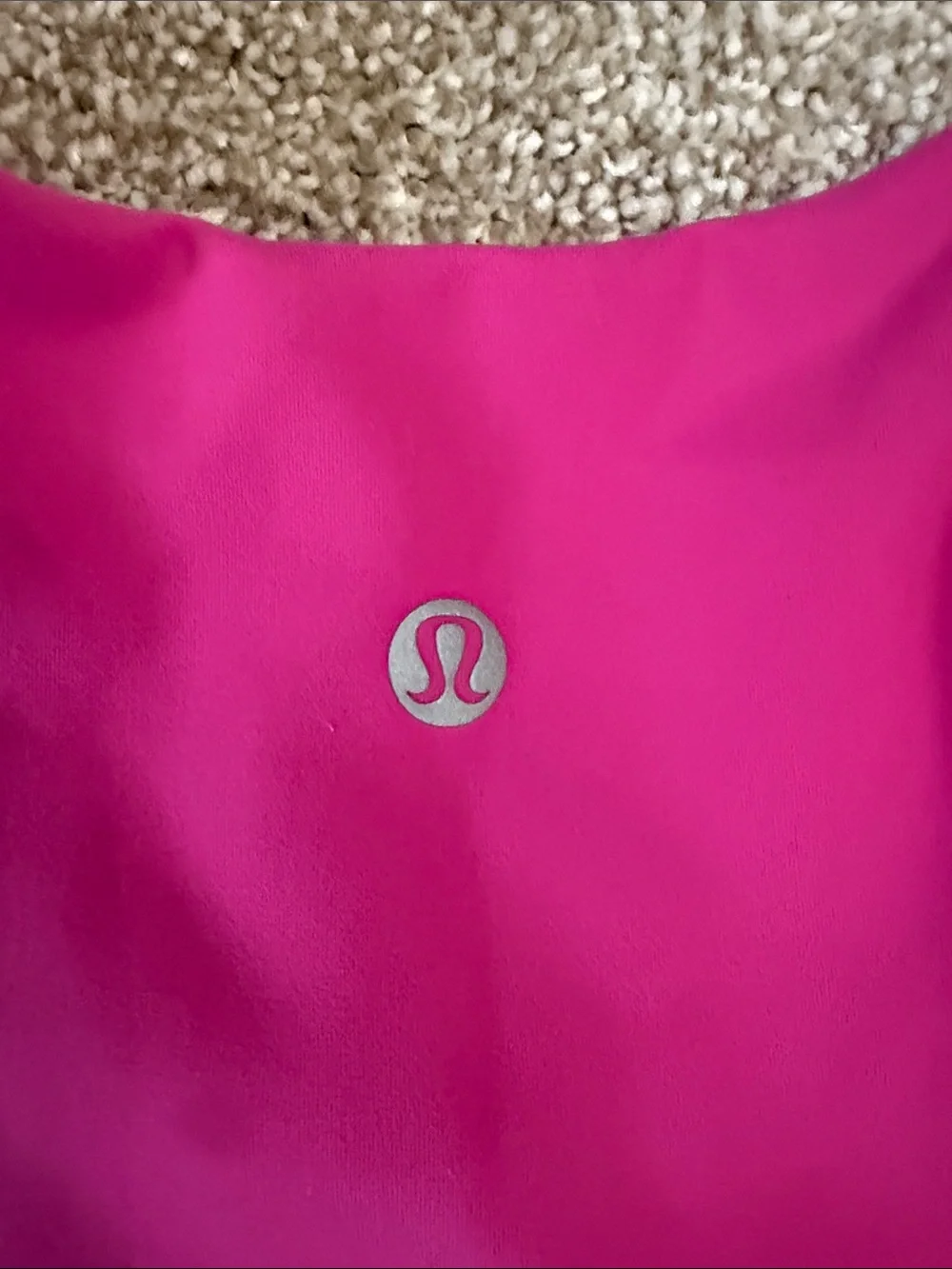lululemon athletica Women's Magenta High-Neck Sports Bra Top